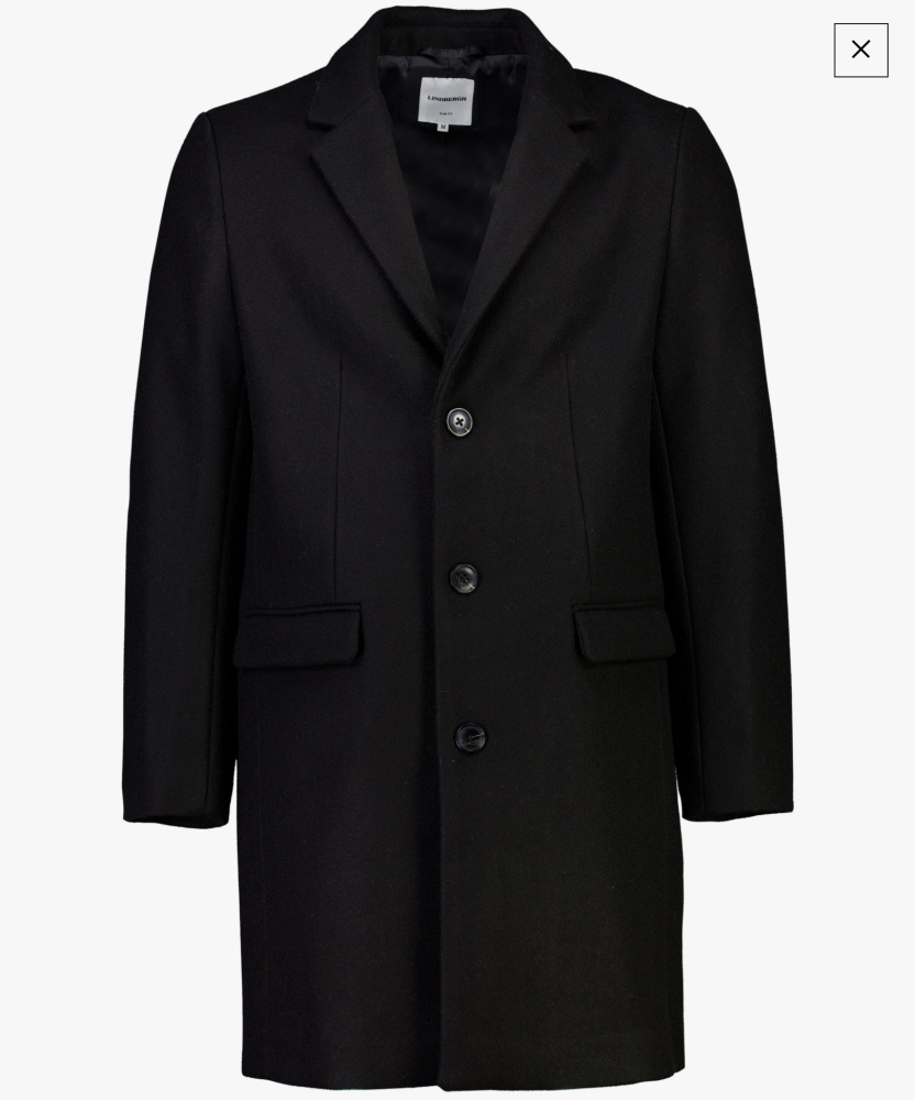 Hovedbilde Lindbergh Classic Coat 30-303020 - Black