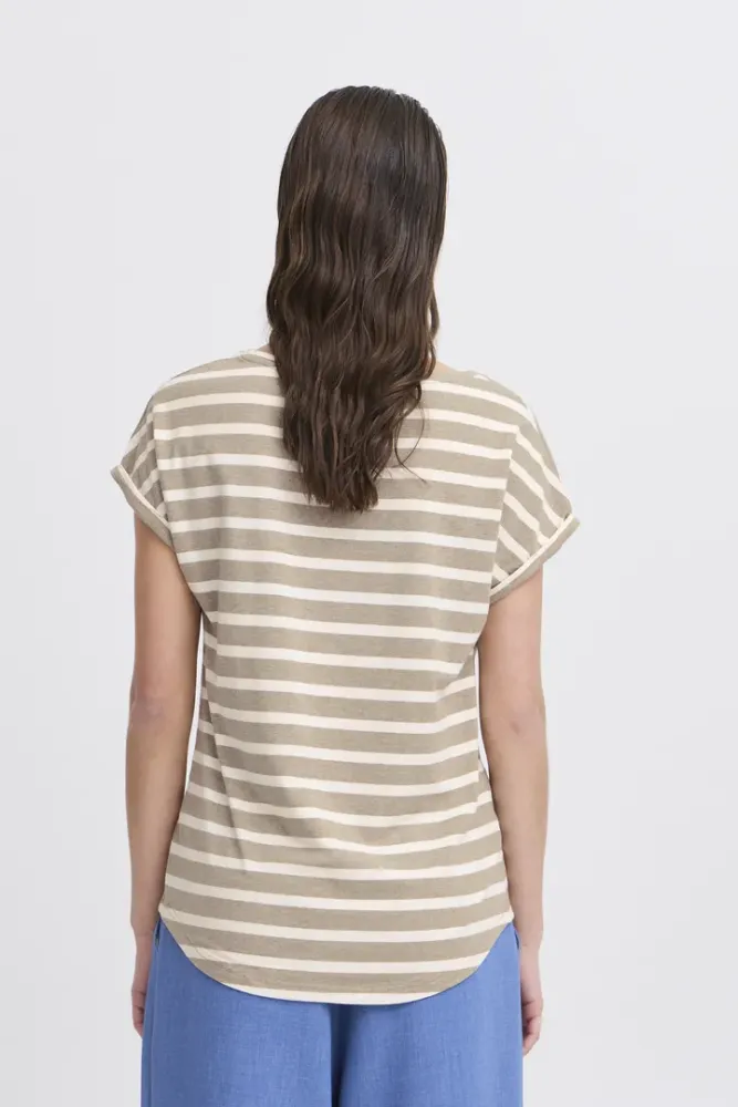 Bilde av ByPamila Oneck T-shirt 20809561 - Roasted Cashew Max 203994