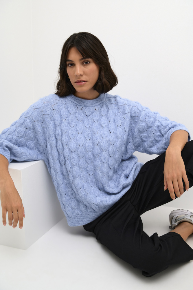 Hovedbilde KAMalene Knit Pullover 10508763 - Vista Blue 1539301