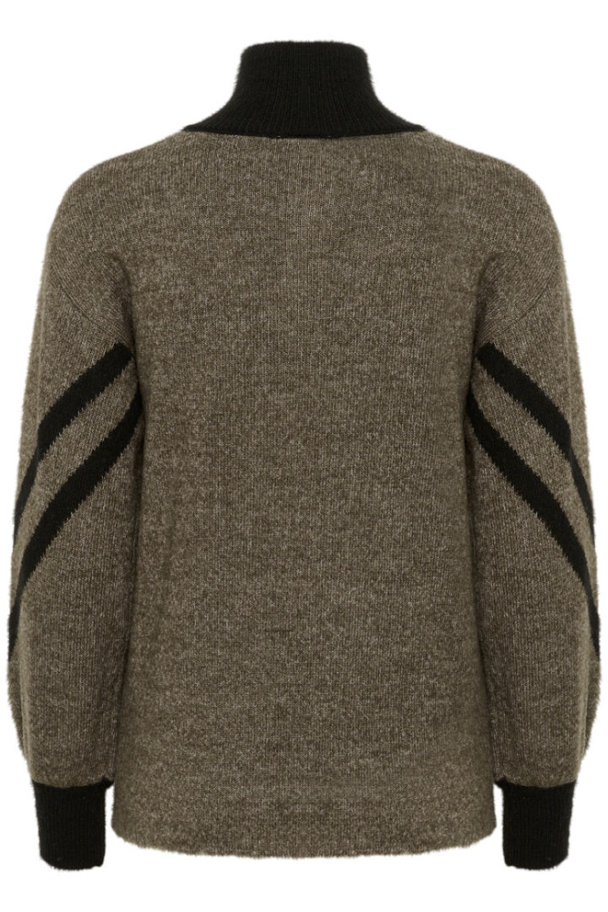 Hovedbilde KAKarla Knit Pullover 10508177 - Major Brown Melange 1908101