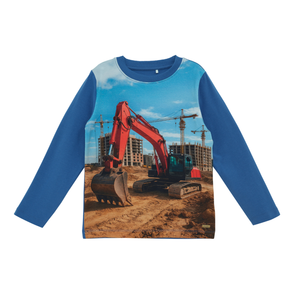 Hovedbilde Minymo T-shirt Long Sleeve 7011 - Dutch Blue 7128