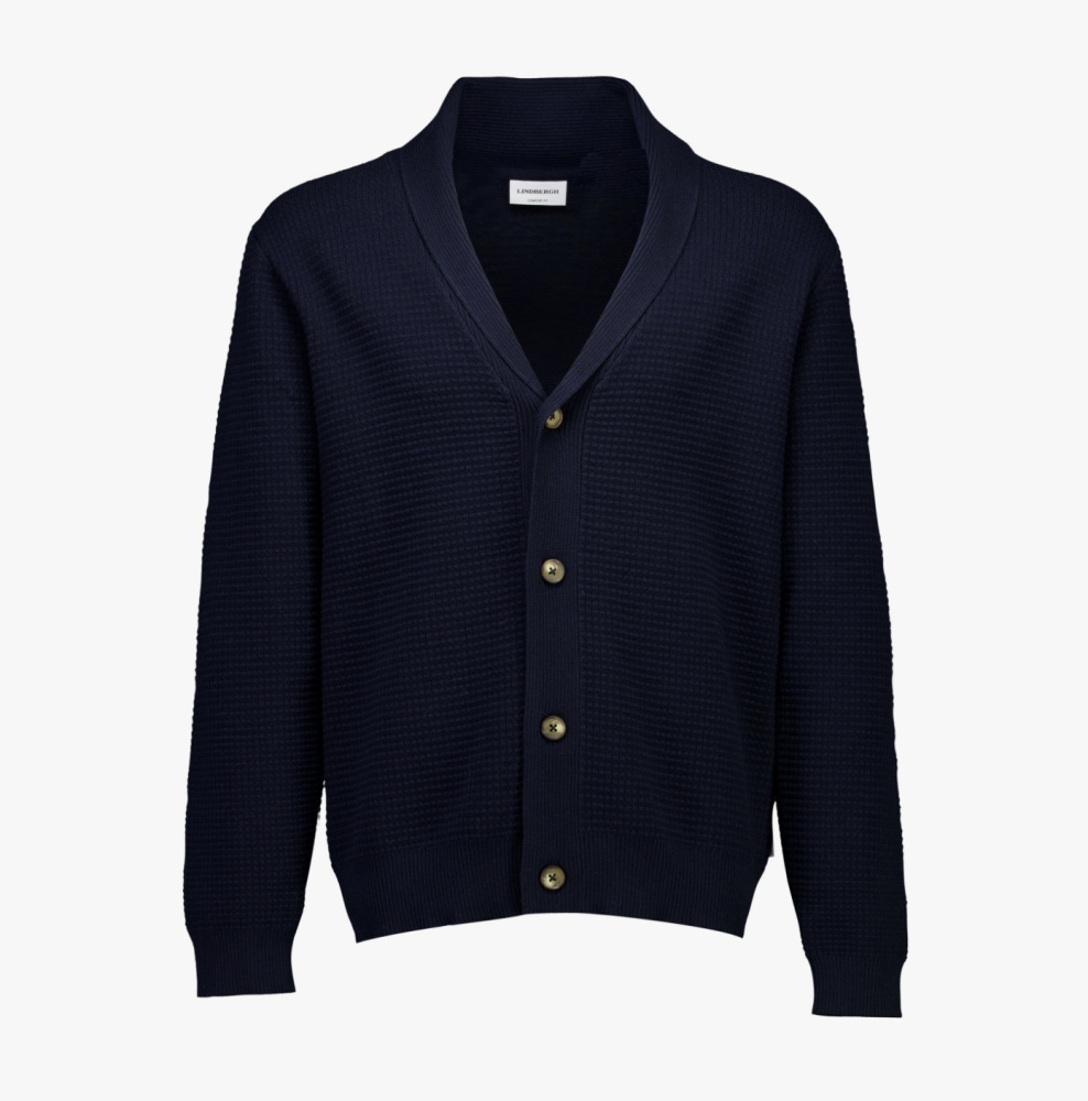 Hovedbilde Lindbergh Purl Knit Cardigan 30-831058 - Navy 
