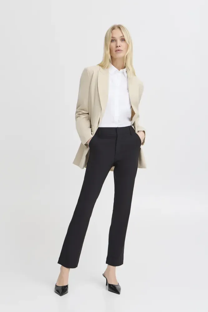 Hovedbilde BYDIXI Straight pants 20816978 - Black 200451