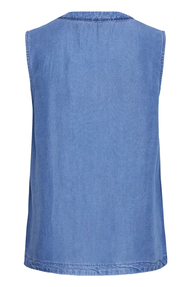 Hovedbilde BYKosmo Top 20818794 - Mid Blue Denim 200461