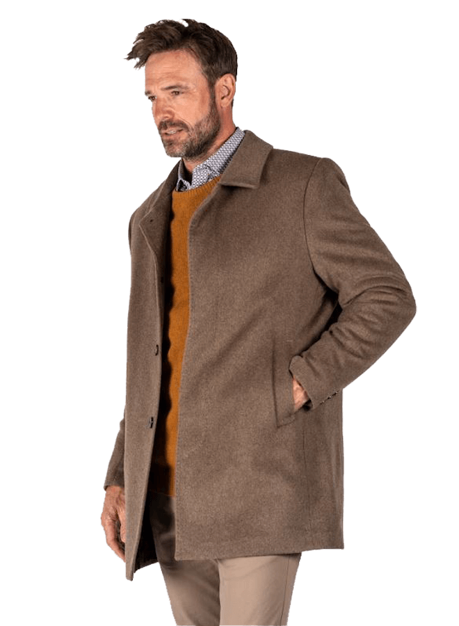 Hovedbilde Pre End Bogart Wool Coat 07-100021 - Camel Brown Mix 6546