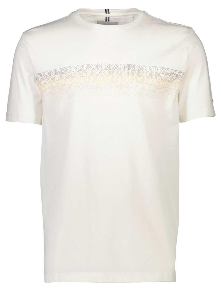 Hovedbilde BISON O-neck Tee 80-400112 - Off White