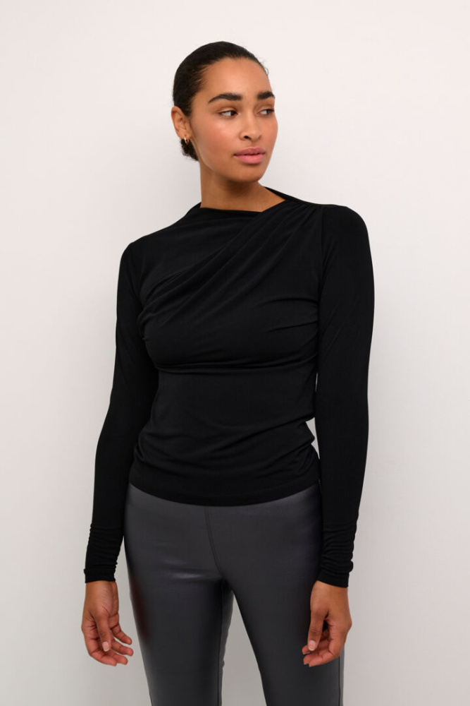 Hovedbilde KAAida Jersey Blouse 10508885 - Black Deep 100121