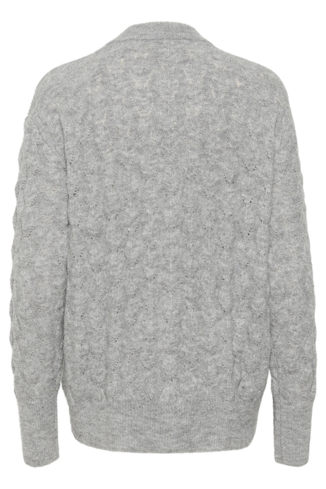 Hovedbilde KAMalene Cardigan 10508764 - Grey Melange 100123