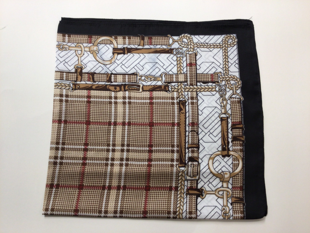 Hovedbilde Intex «Silkeskjerf» 780818 - Brun/Sort