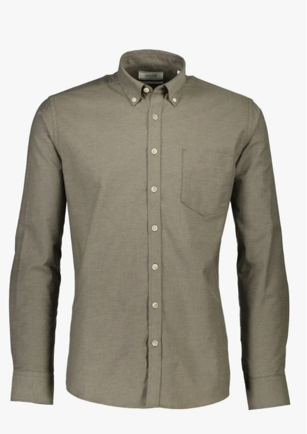 Hovedbilde JACK´S Superflex Oxford Shirt 3-210112 - Mid Stone Mix