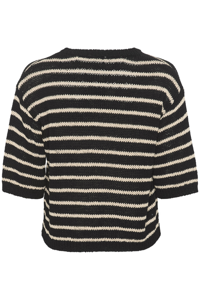 Hovedbilde KAYsabel Knit Pullover 10507630 - Black/White 104474