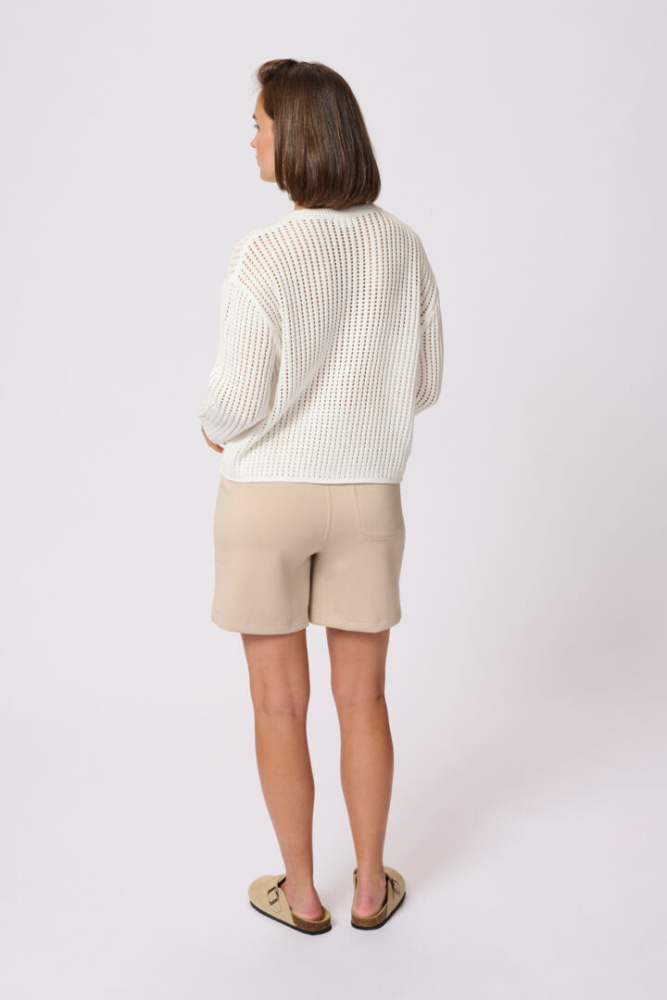 Bilde av Kaffe Solar Pullover 10509985 - Chalk 110602