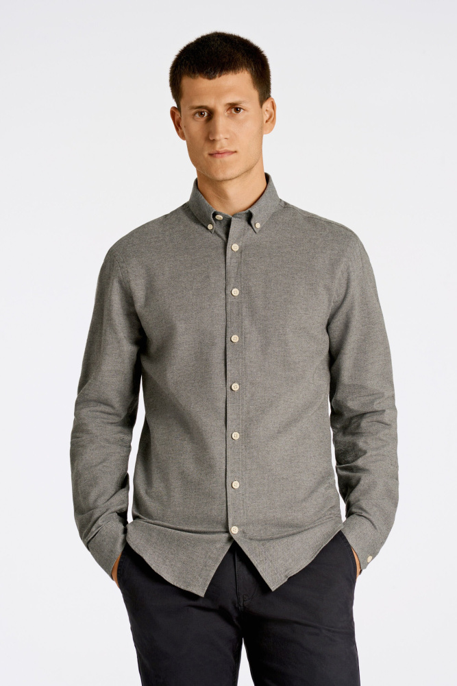 Hovedbilde LINDBERGH Brushed Shirt 30-203634 - Grey Melange
