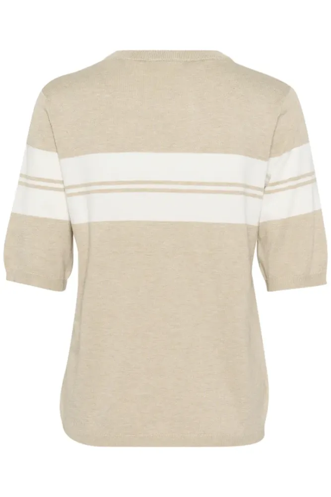 Hovedbilde KALizza O-neck Pullover 10508410 - Feather Gray/Chalk 107919