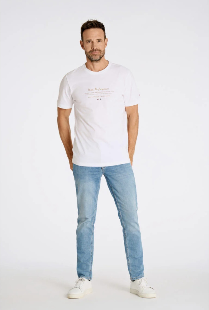 Hovedbilde Bison O-neck Tee 80-400130 - White