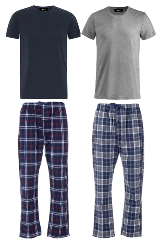Hovedbilde SKJELLAND Pyjamas Giftbox 2202 - Marine/Grå