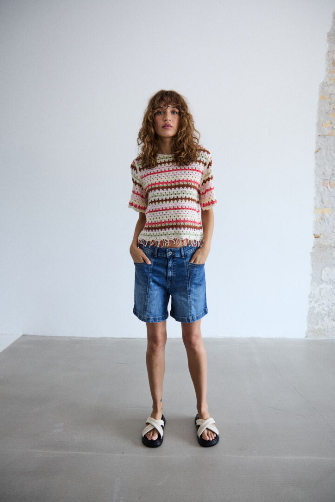 Bilde av ICHI Twiggy Shorts 20122700 - Denim 200928