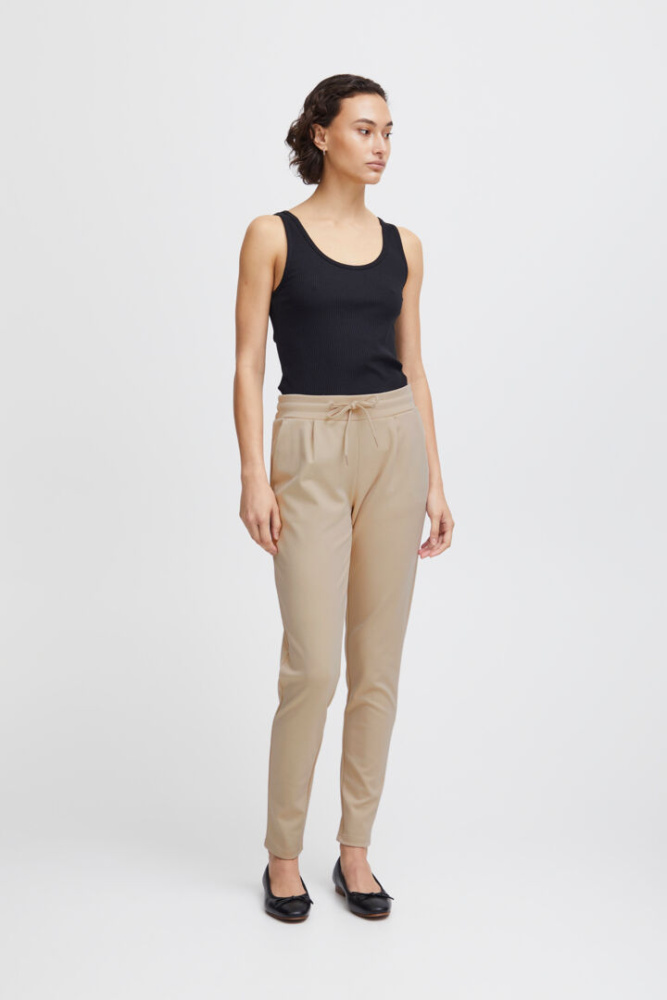 Hovedbilde IHKATE Cropped Pants 20104757 - Doeskin 101308