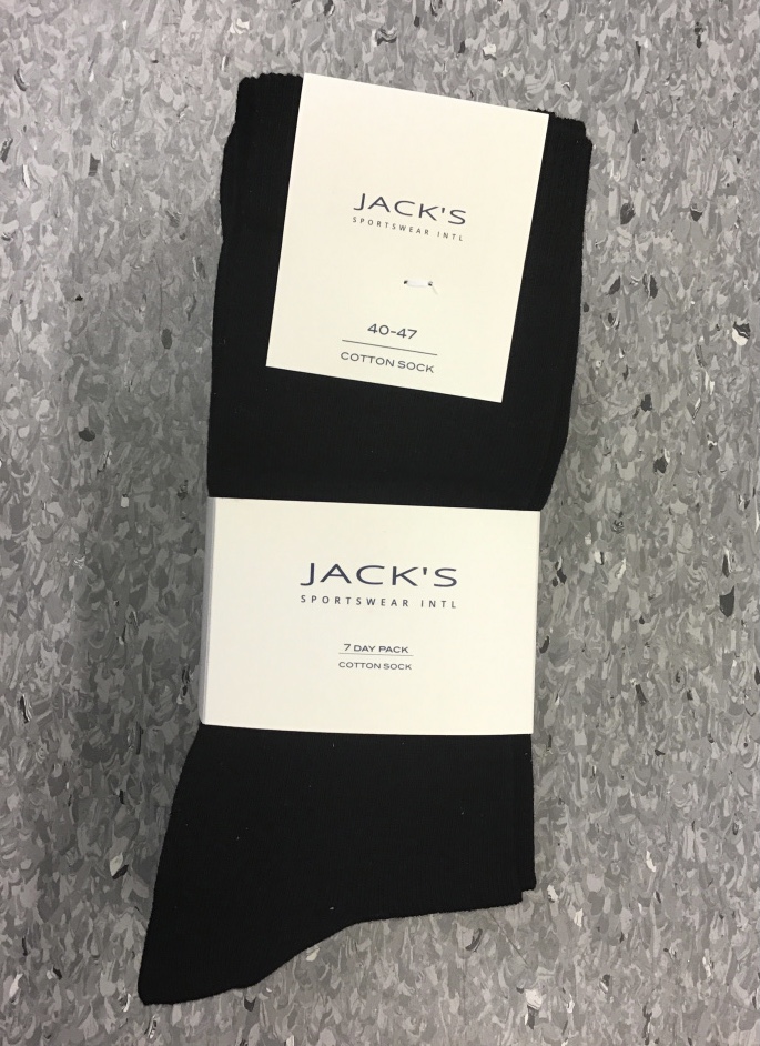 Hovedbilde JACK´S 7pk Sokker 3-971080 - Sort
