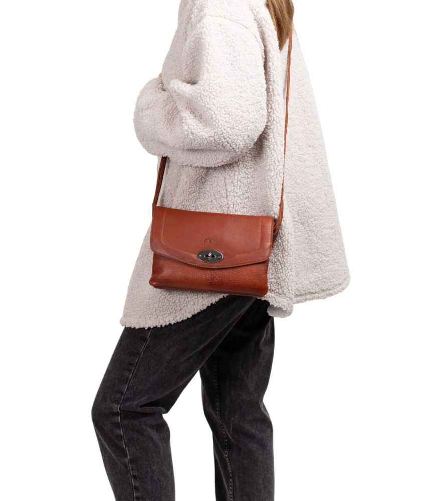 Hovedbilde Tiramisu Leather Small Flapbag - BHCTM3553