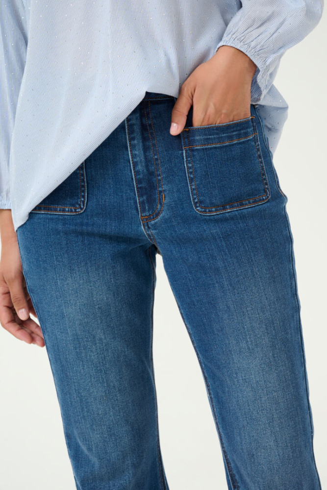 Hovedbilde KASinem Flared Jeans 10508464 - Medium Blue Denim 102272