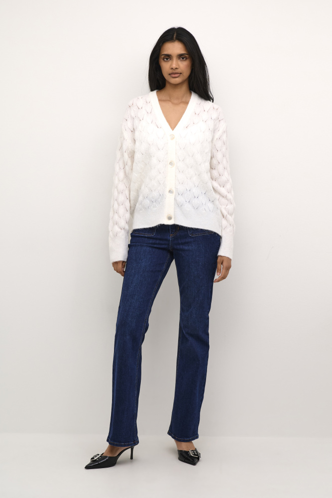 Hovedbilde KAMalene Cardigan 10508764 - Chalk Melange 1106021