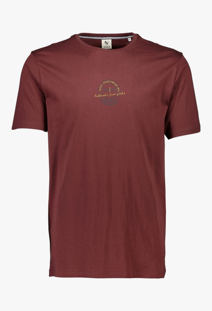 Hovedbilde JACK´S O-neck T-shirt 3-400081 - Bordeaux
