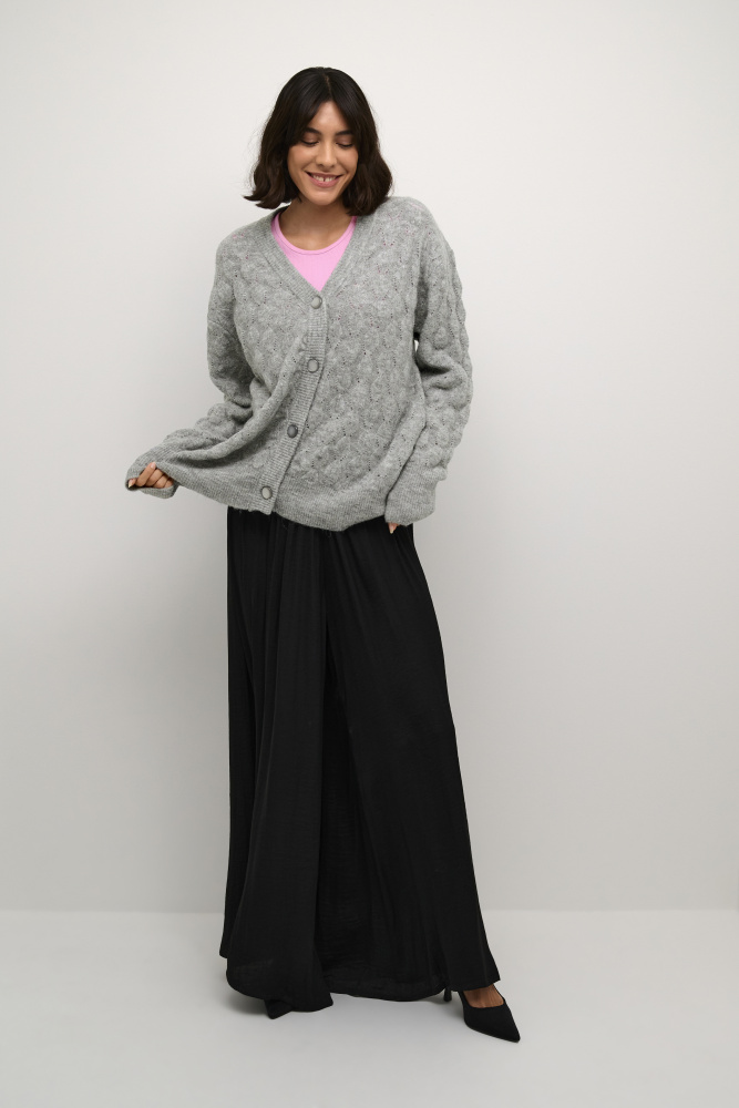 Hovedbilde KAMalene Cardigan 10508764 - Grey Melange 100123