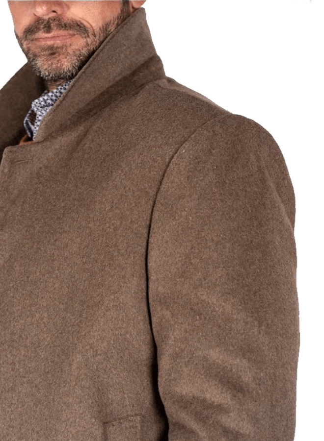 Hovedbilde Pre End Bogart Wool Coat 07-100021 - Camel Brown Mix 6546