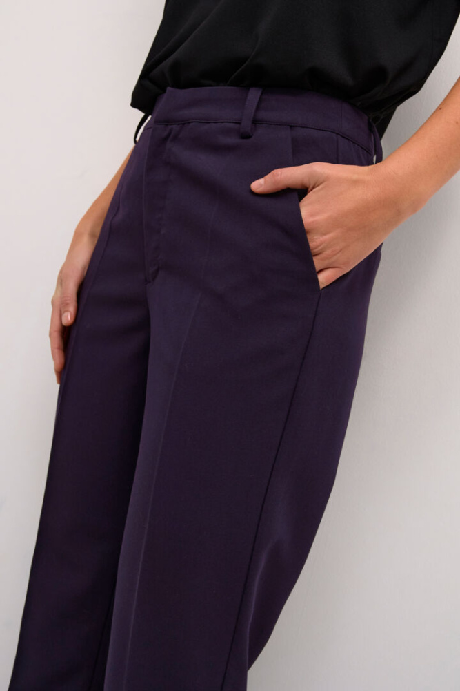 Hovedbilde KAsakura HW Zipper Pants 10507770 - Dawn Purple 106557