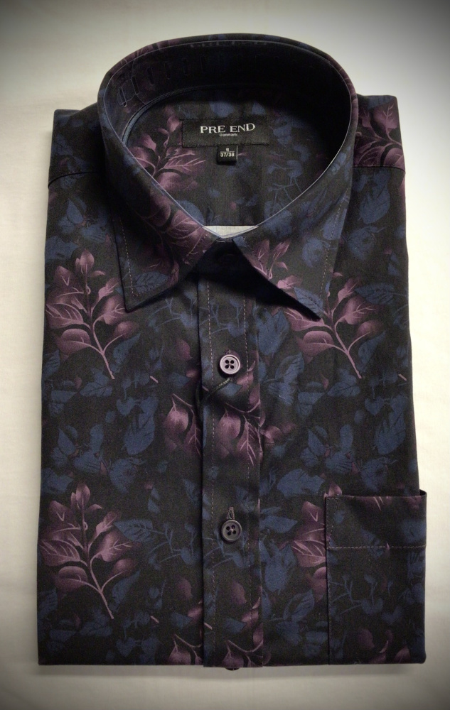Hovedbilde PreEnd Elron  Shirt 31-100533 - Dark Plum 8013