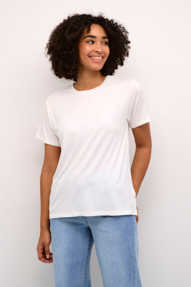 Hovedbilde KAFRIDA O-NECK T-SHIRT 10508580 - CHALK 110602