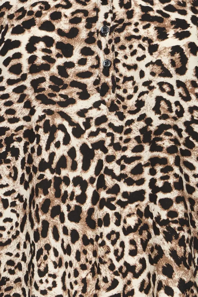 Hovedbilde BYMmjoella V-neck Top 20816529 - Birch Leopard 204522
