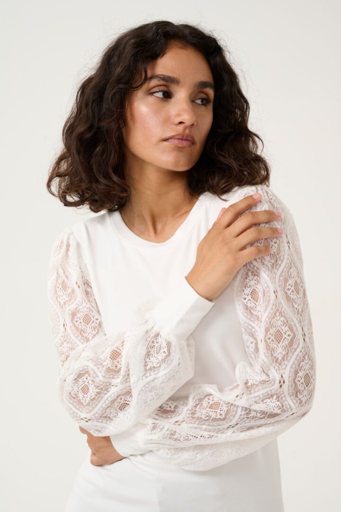 Hovedbilde Kanima Jersey Blouse 10509520 - 1106002 Chalk