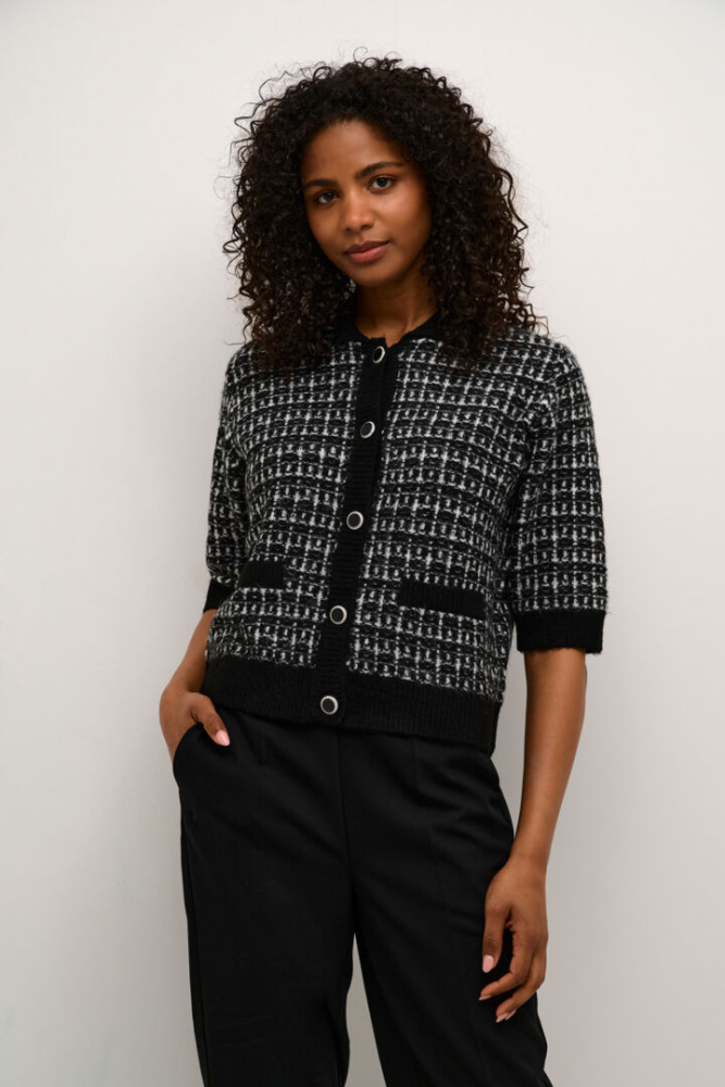 Hovedbilde KABirte Knit Cardigan 10509420 - Black/Turtledove 106817