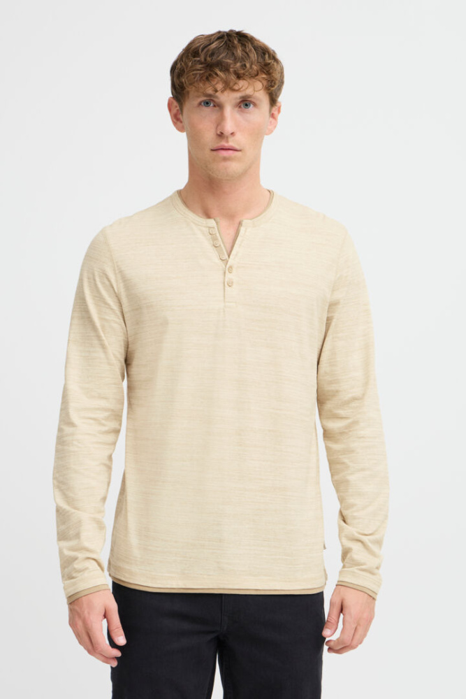 Hovedbilde Blend Bhjeff Jumper 20718006 - Bleached Sand 131008