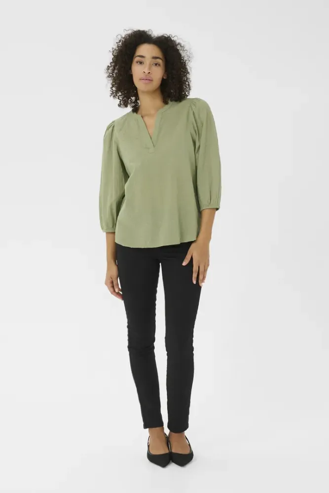 Hovedbilde KAJollia Blouse 10508453 - Oil Green 170115