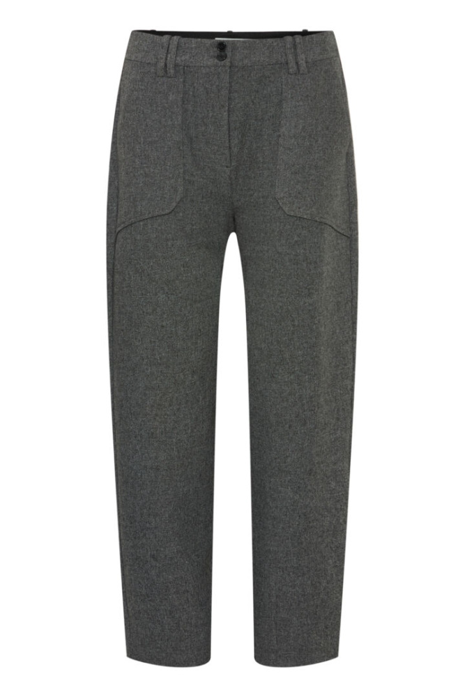 Hovedbilde BYEtona Pants 20815507 - Mid Grey Melange 200455