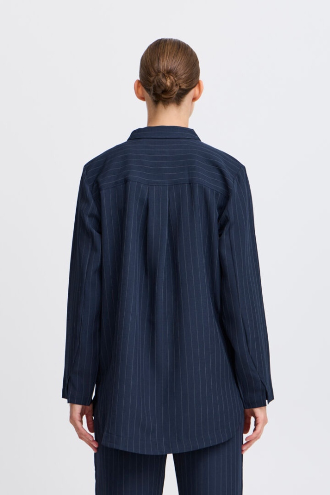 Hovedbilde BYMmidde Shirt 20815664 - Navy Pinstripe 203921