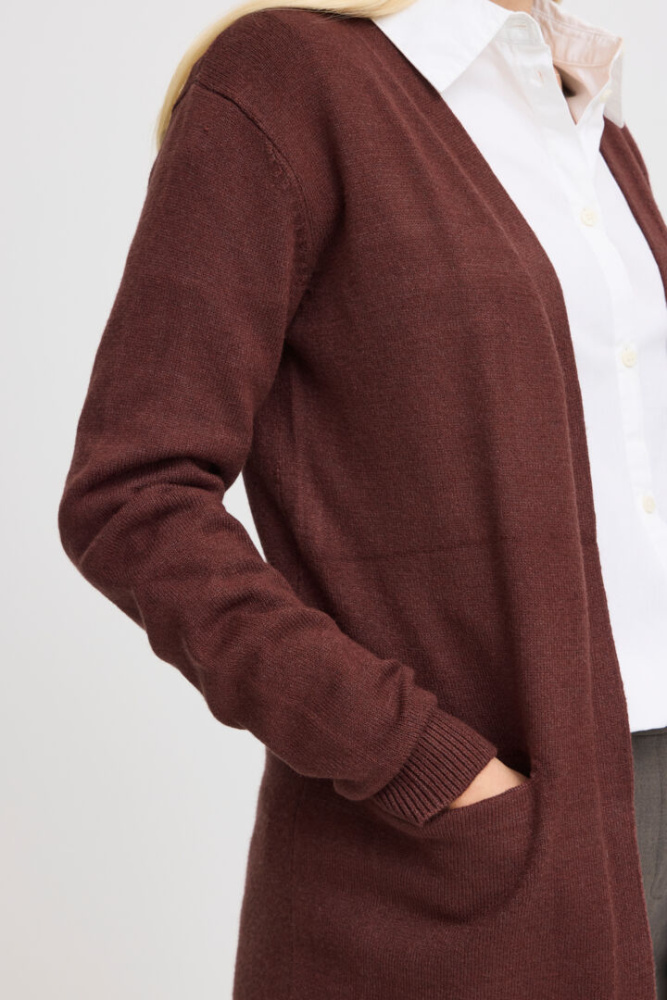 Hovedbilde BYNonina Cardigan 20807327 - Hot Chocolate 1913251