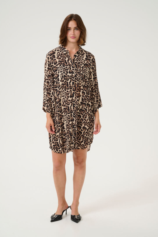 Hovedbilde KAEdita Amber Shirt Dress 10506745 - Leopard Print 107281