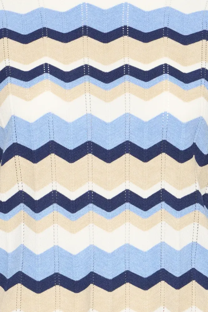 Hovedbilde BYMmorla Pointelle Jumper 20818506 - Della Robbia Blue 900004280