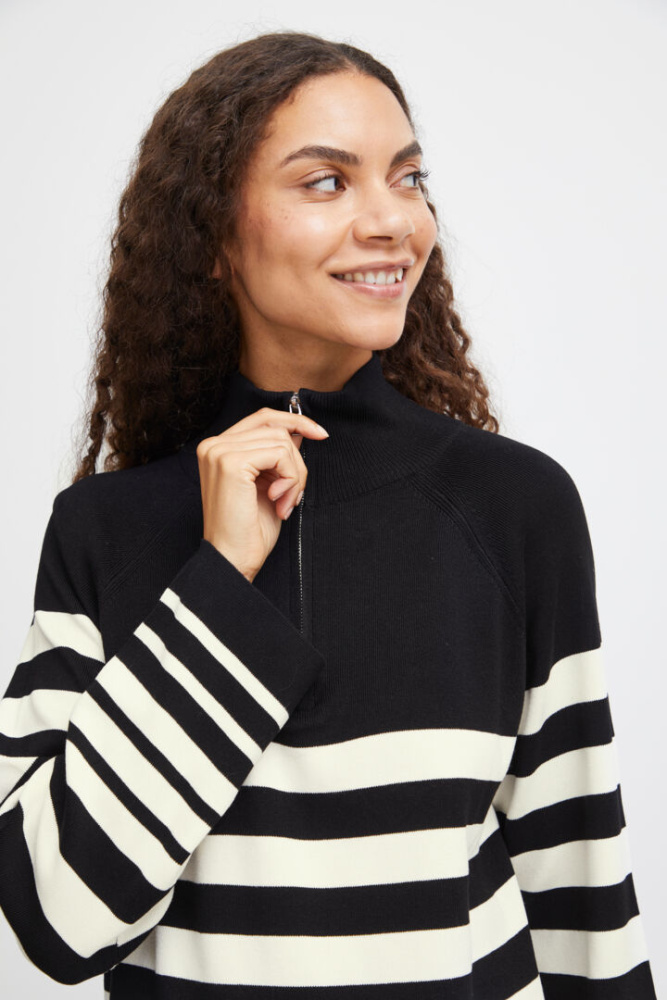 Hovedbilde BYMmorla Halfzip Jumper 20815310 - Black 200453