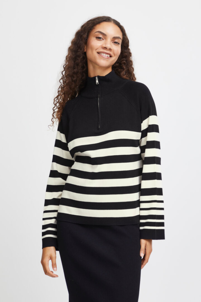 Hovedbilde BYMmorla Halfzip Jumper 20815310 - Black 200453