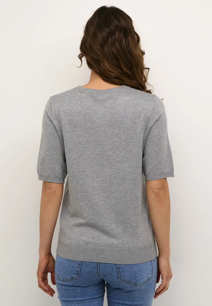 Hovedbilde KALizza O-neck Pullover 10508445 - Grey Melange 100123