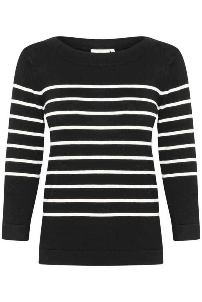 Hovedbilde KALizza Boat Neck Pullover 10510195 - Black/Chalk 107843
