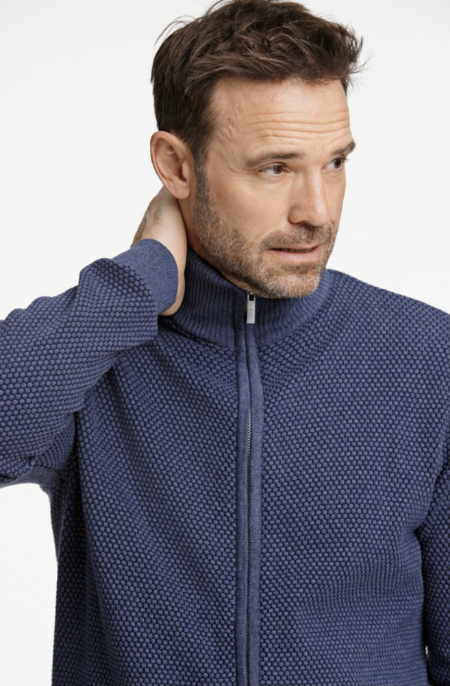 Hovedbilde Jack`s Pearl Knit Kardigan 3-831056 - Blue Melange