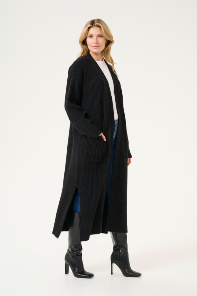 Hovedbilde KARinya Cardigan 10508958 - Black Deep 100121