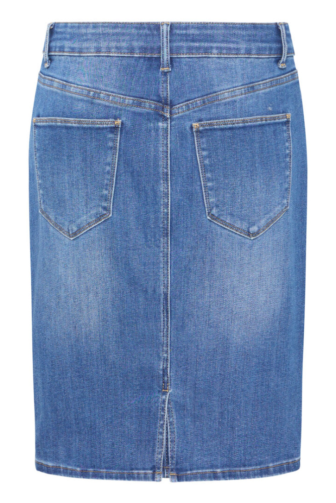 Bilde av BxKaily Short Skirt 20816508 - Mid Blue Denim 200461