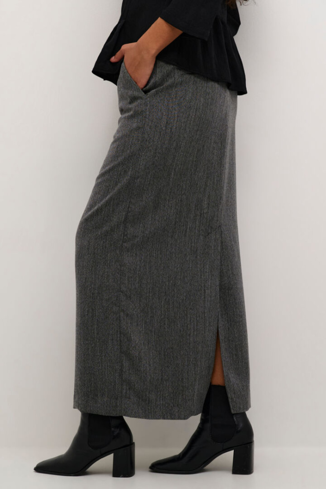 Hovedbilde KAJosie Skirt 10509029 - Grey Melange 100123